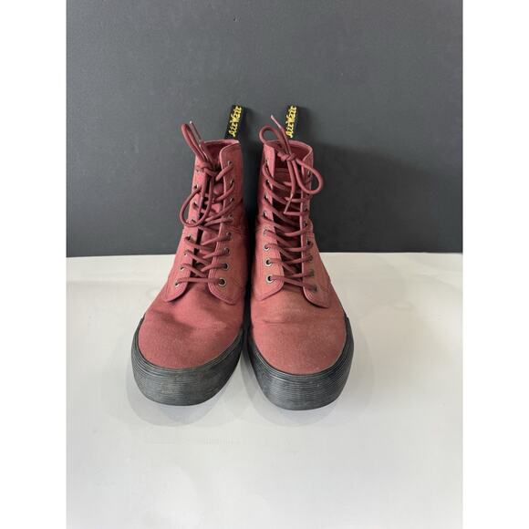 Dr. Martens Boots Mens 10 Womens 11 Alfie Shoreditch Ankle Bootie Canvas Lace Up